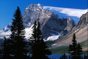 mountain, Peak, Banff, National, Park, Alberta, Canada