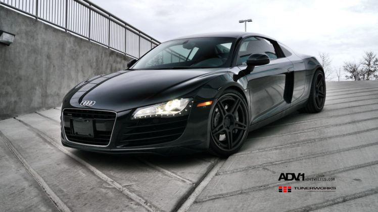 adv1, Cars, Audi, Tuning, Wheels, Black HD Wallpaper Desktop Background