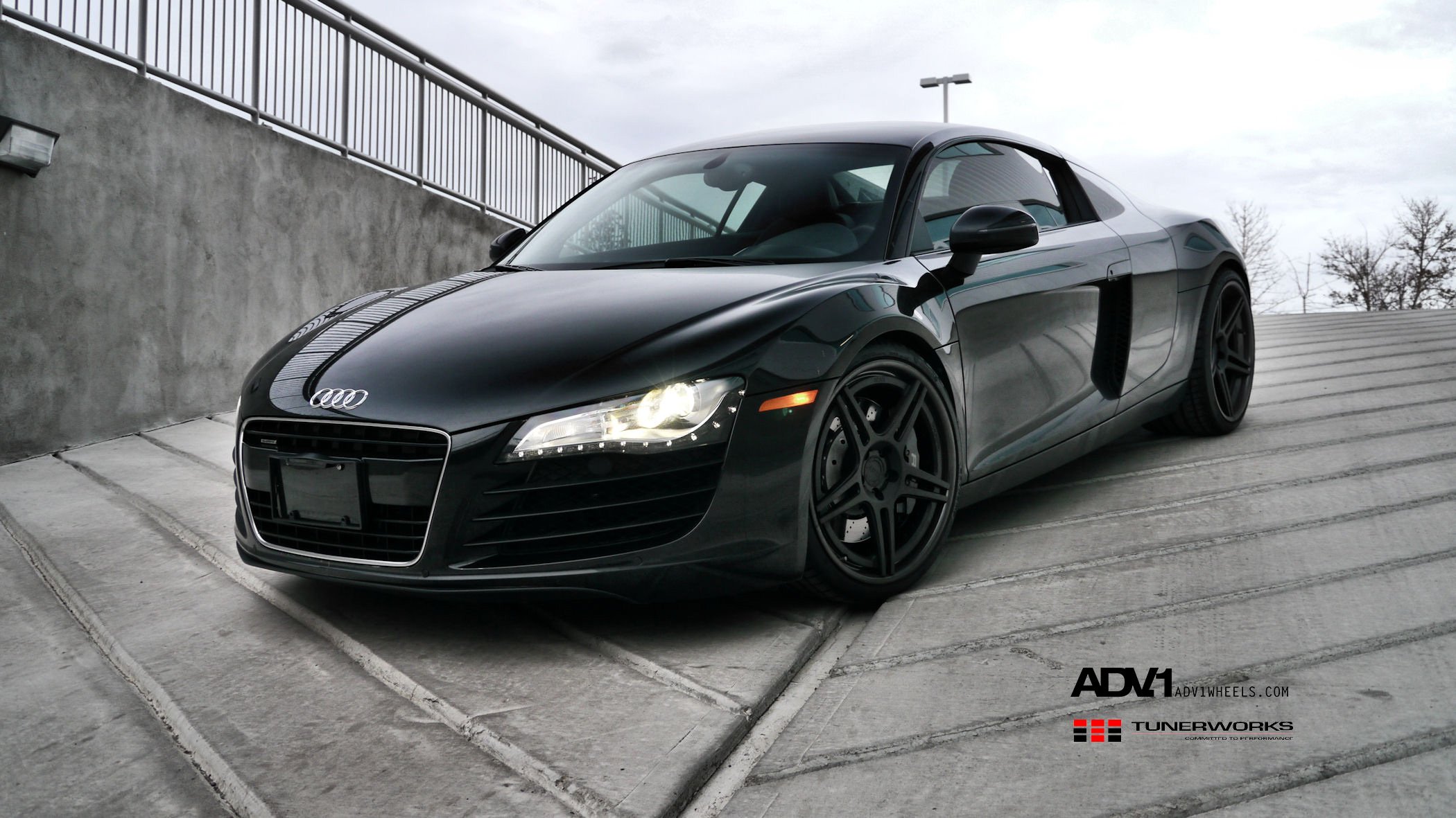 adv1, Cars, Audi, Tuning, Wheels, Black Wallpaper