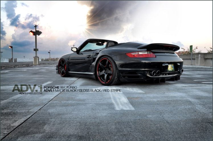 adv1, Black, Porsche, 911, Cars, Tuning, Wheels HD Wallpaper Desktop Background