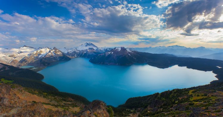mountains, Canada, Canada, Crater, British, Columbia, Lake, Volcano HD Wallpaper Desktop Background