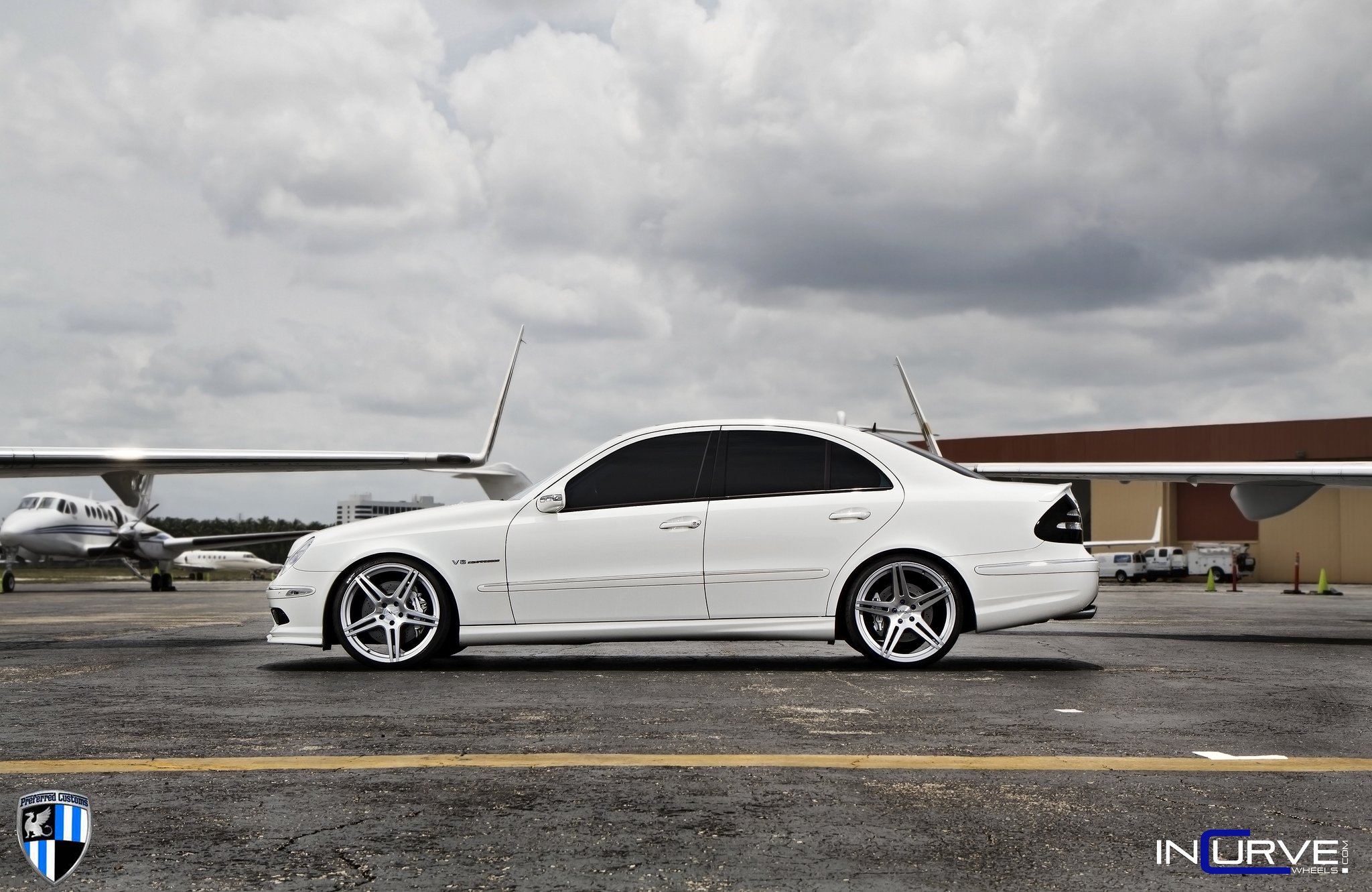 incurve, Wheels, Tuning, Cars, Mercedes, E55, Amg Wallpaper