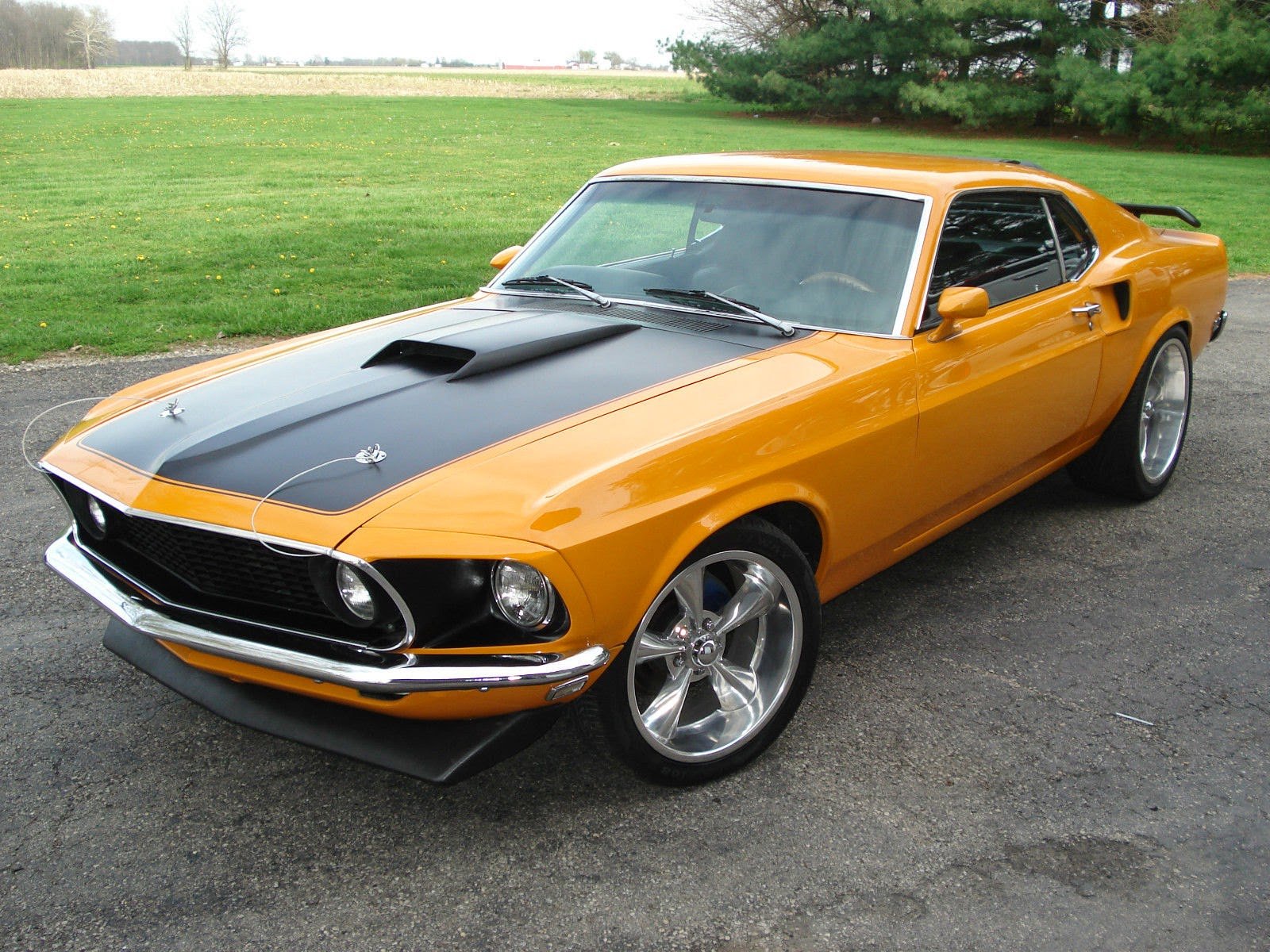 1969, Ford, Mustang, Fastback, 351, Cobra, Jet, Muscle, Hot, Rod, Custom, Street, Usa, 1600x1200,  3 Wallpaper