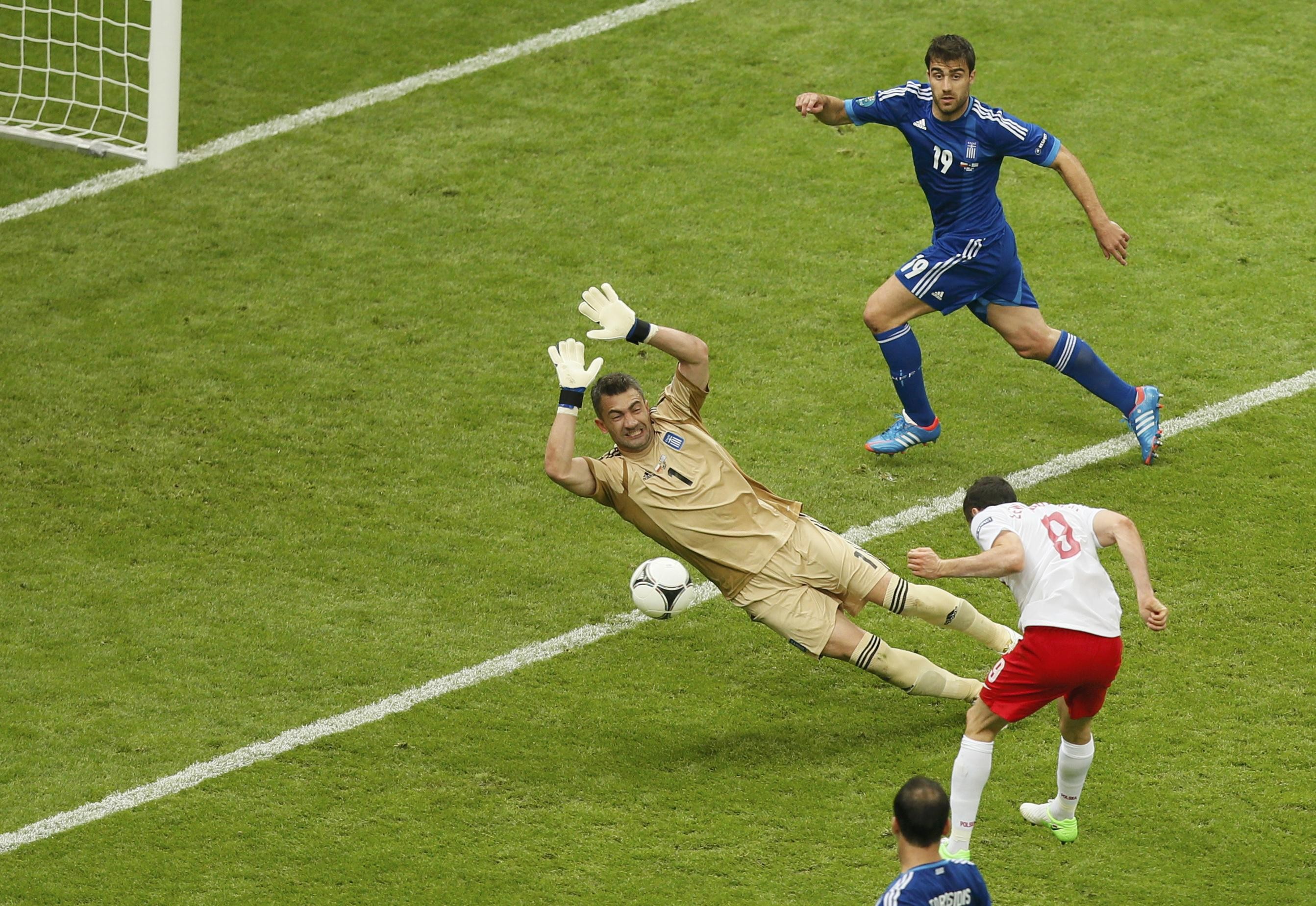 soccer, Greece, Poland, Euro, 2012, Football, Teams, Robert, Lewandowski, Football, Player Wallpaper