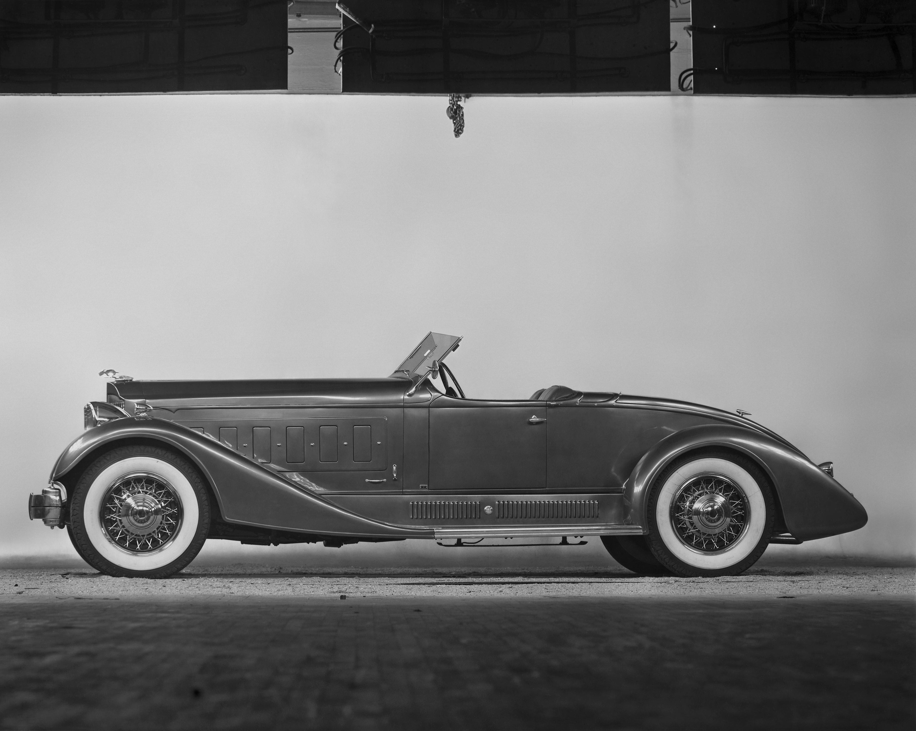 1932, Packard, Twin, Six, Brown, Bomber, Boattail, Speedster, Luxury, Retro, Vintage Wallpaper