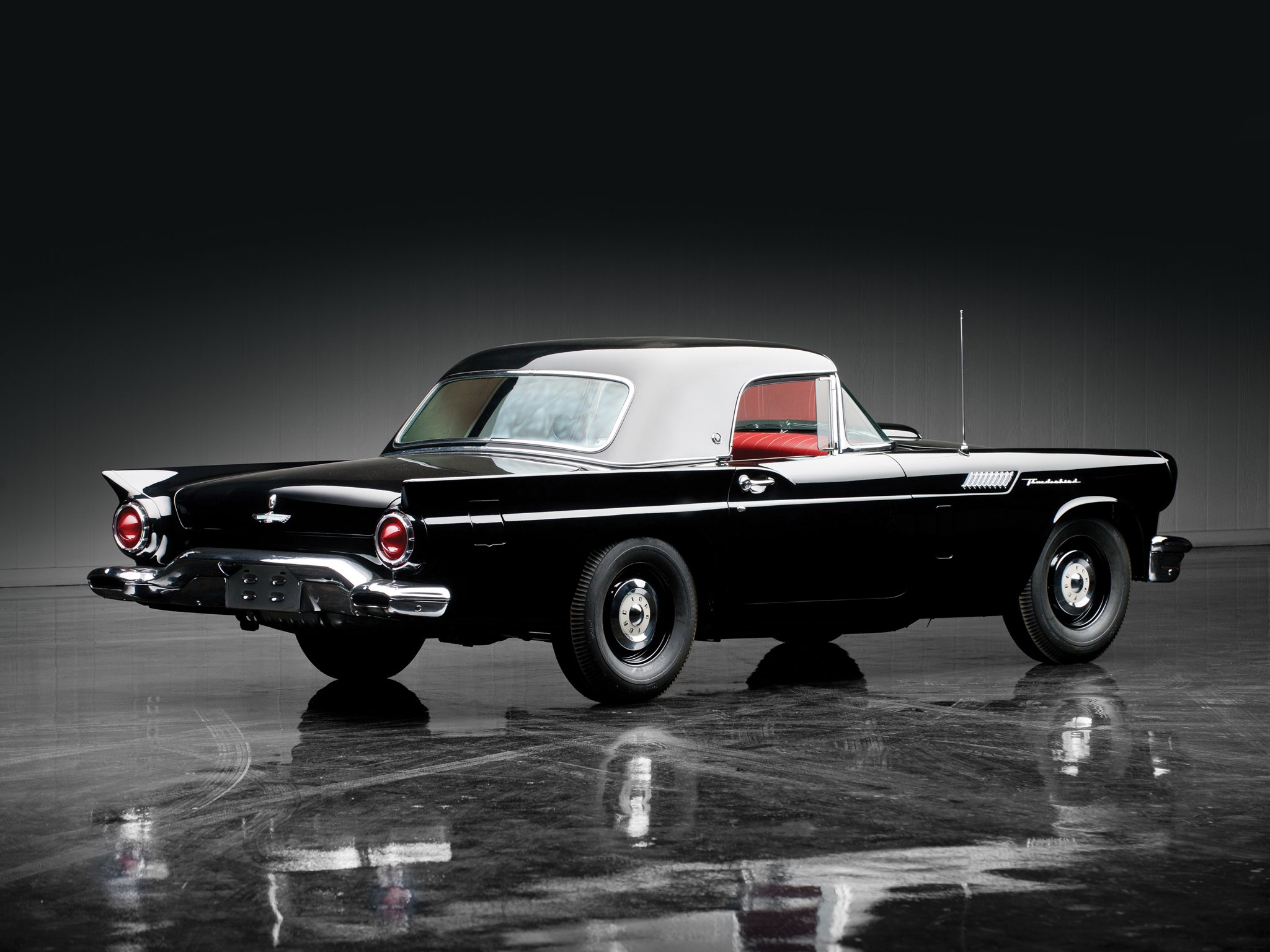 1957, Ford, Thunderbird, Retro, Muscle, Luxury Wallpaper