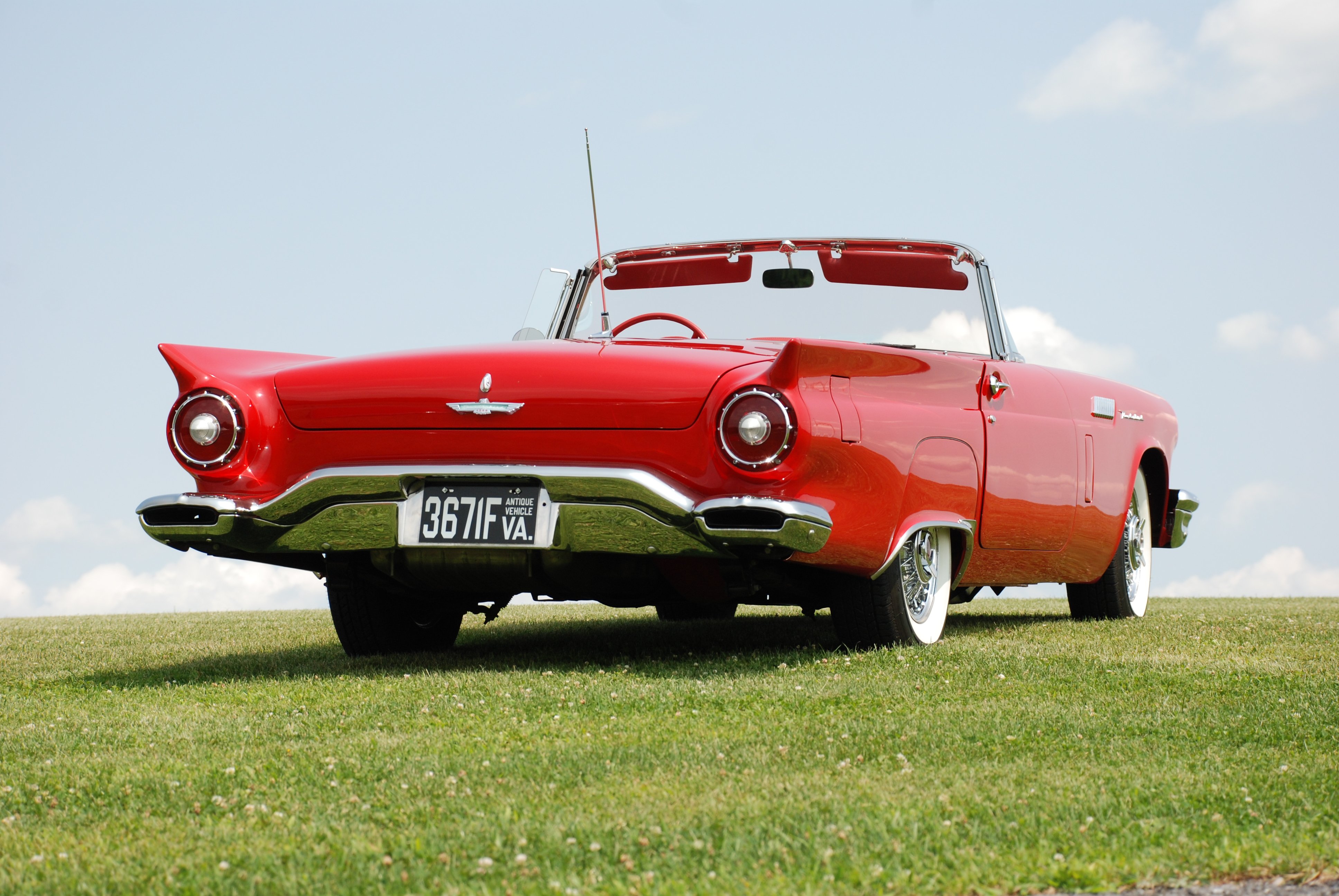 1957, Ford, Thunderbird, Retro, Muscle, Luxury Wallpaper