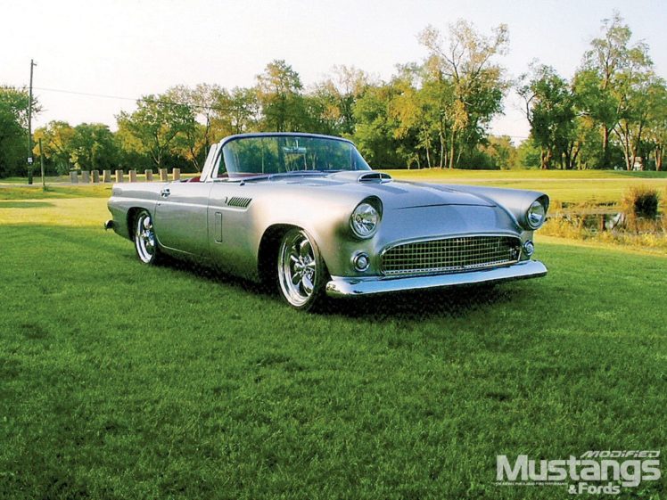 1957, Ford, Thunderbird, Retro, Muscle, Luxury, Hot, Rod, Rods HD Wallpaper Desktop Background
