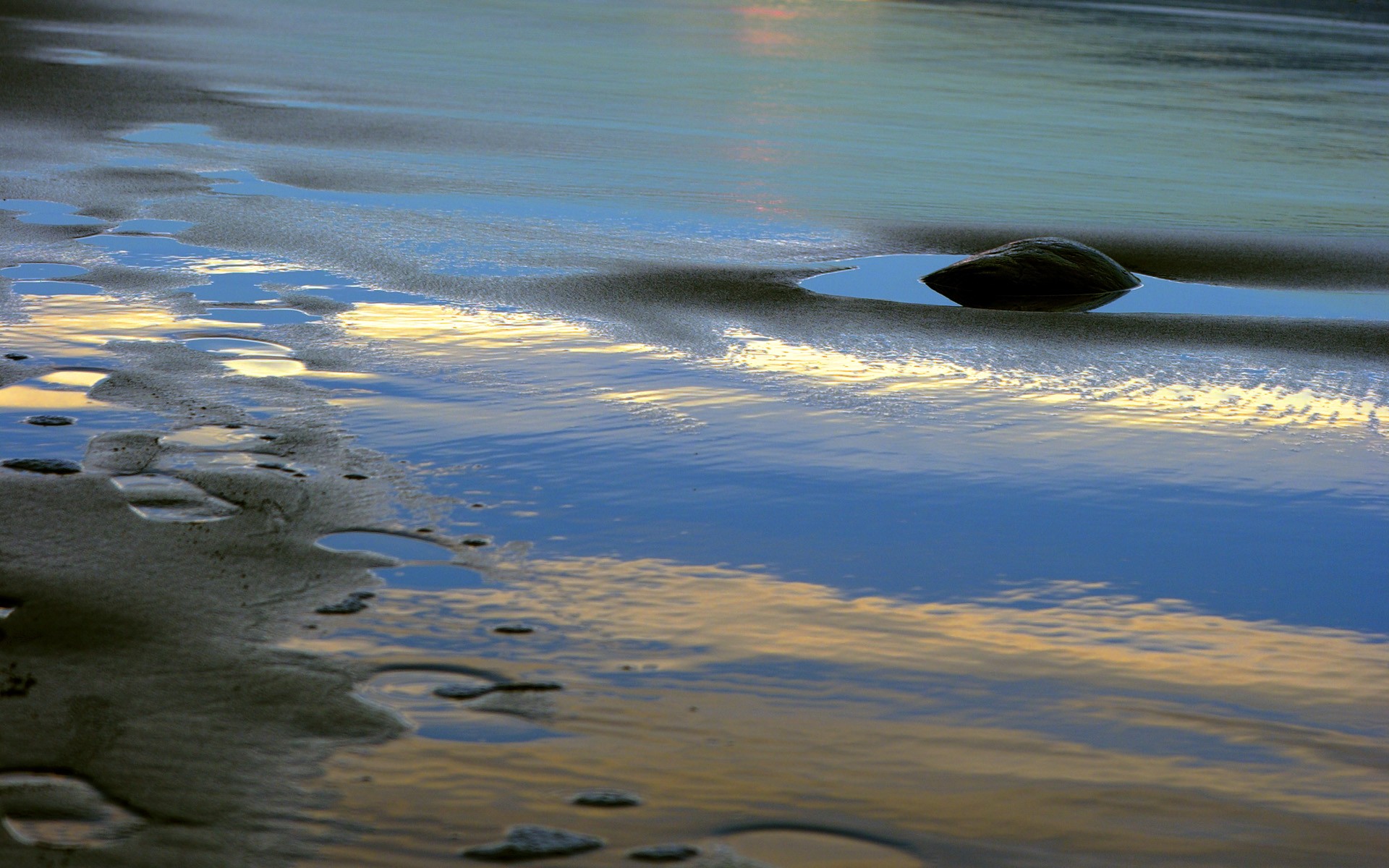 sunset, Ocean, Landscapes, Nature, Coast, Sun, Land, Sea Wallpaper