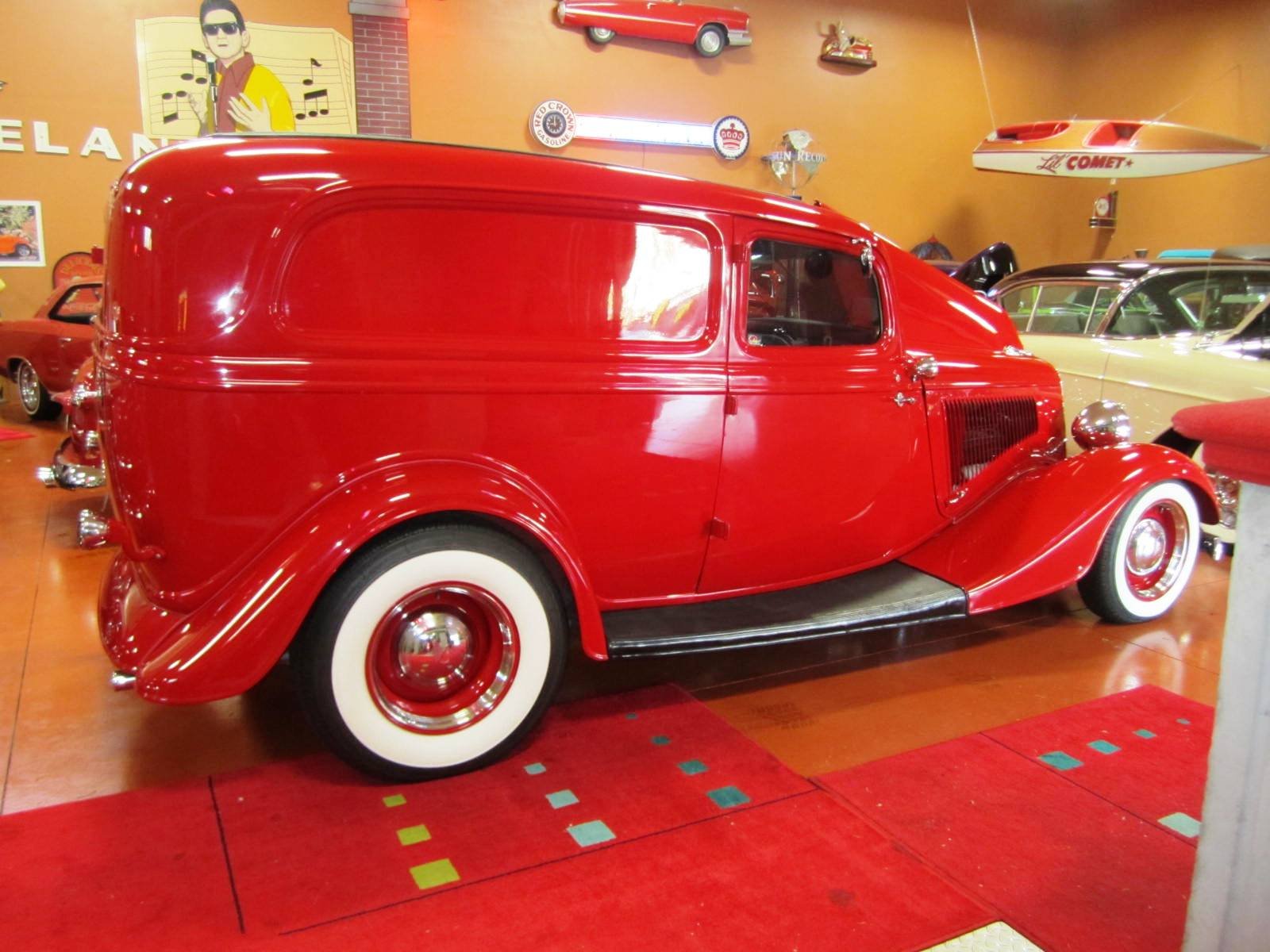 1934, Ford, Sedan, Delivery, 350ci, Hot, Rod, Rods, Custom, Retro, Vintage Wallpaper