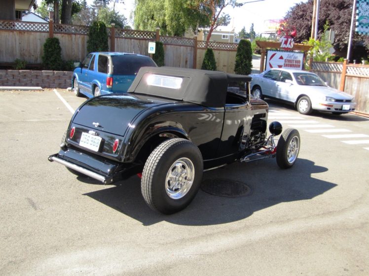 1932, Ford, Highboy, Roadster, Flathead, Hot, Rod, Rods, Custom, Retro, Vintage HD Wallpaper Desktop Background