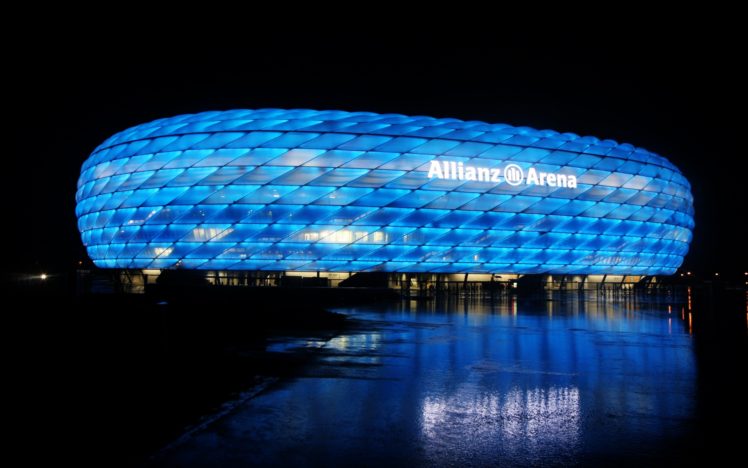 the, Allianz, Arena, Munich HD Wallpaper Desktop Background