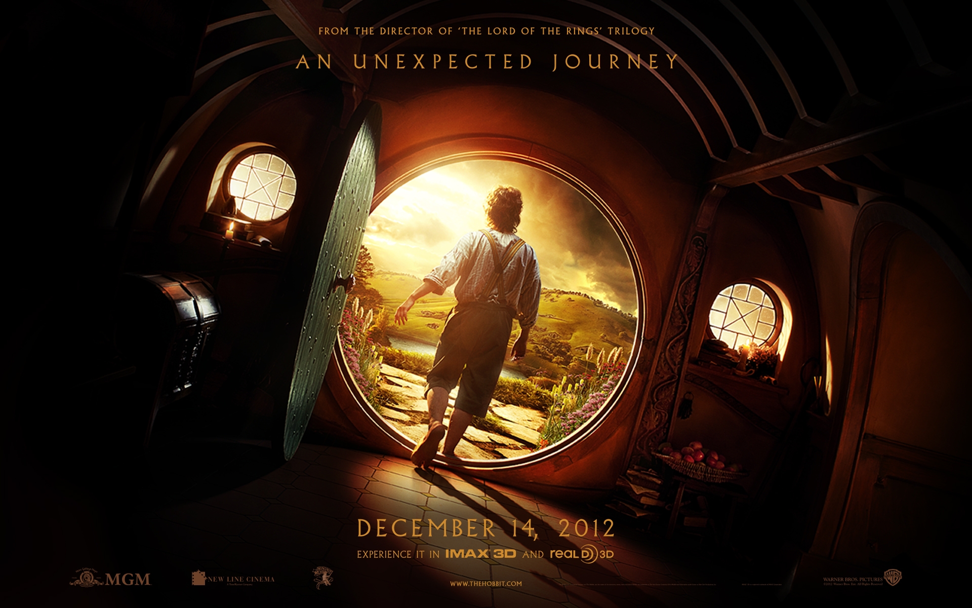 the, Hobbit, 2012, Movie Wallpaper