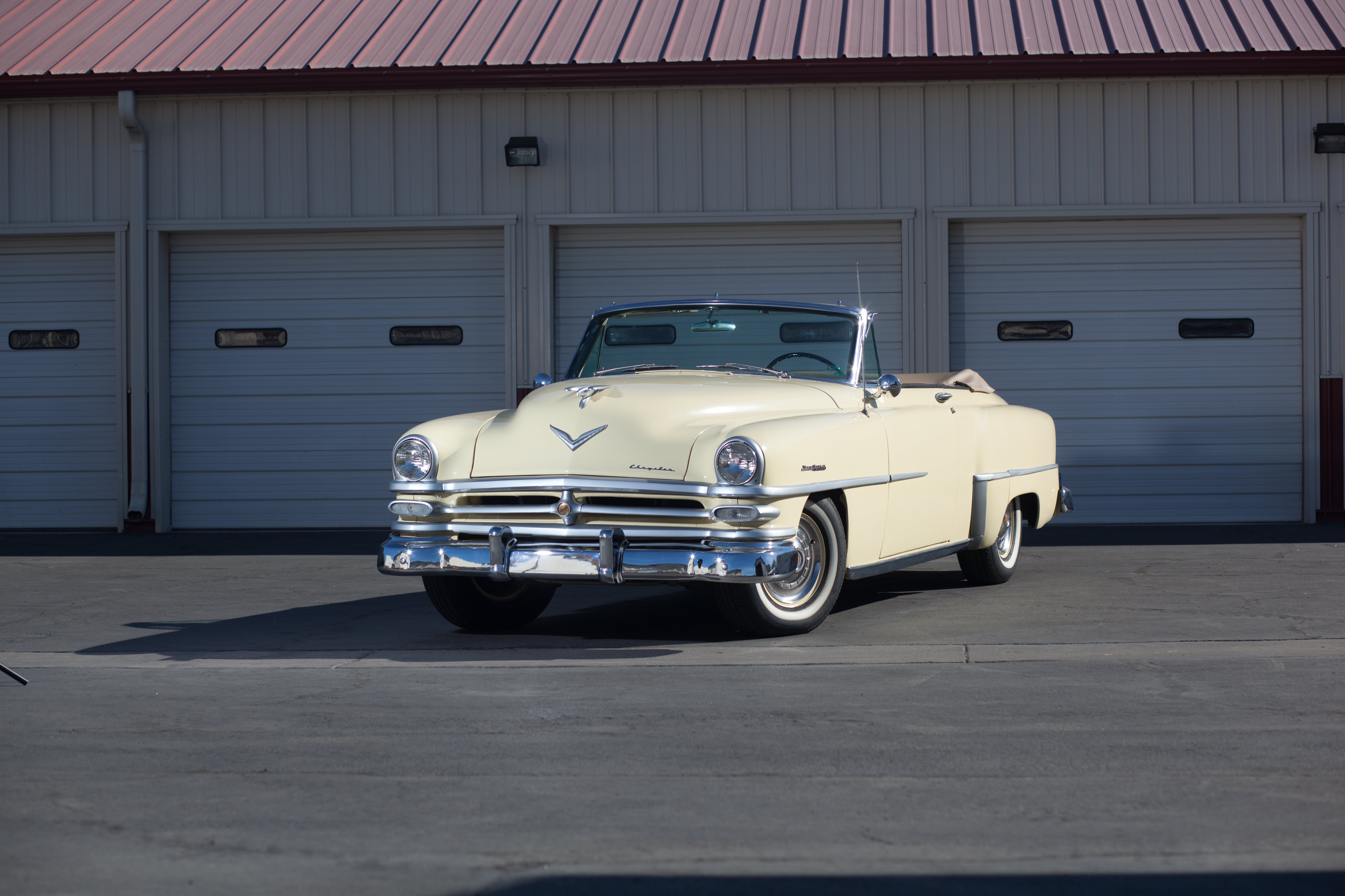 1955 Chrysler New Yorker Deluxe Convertible.