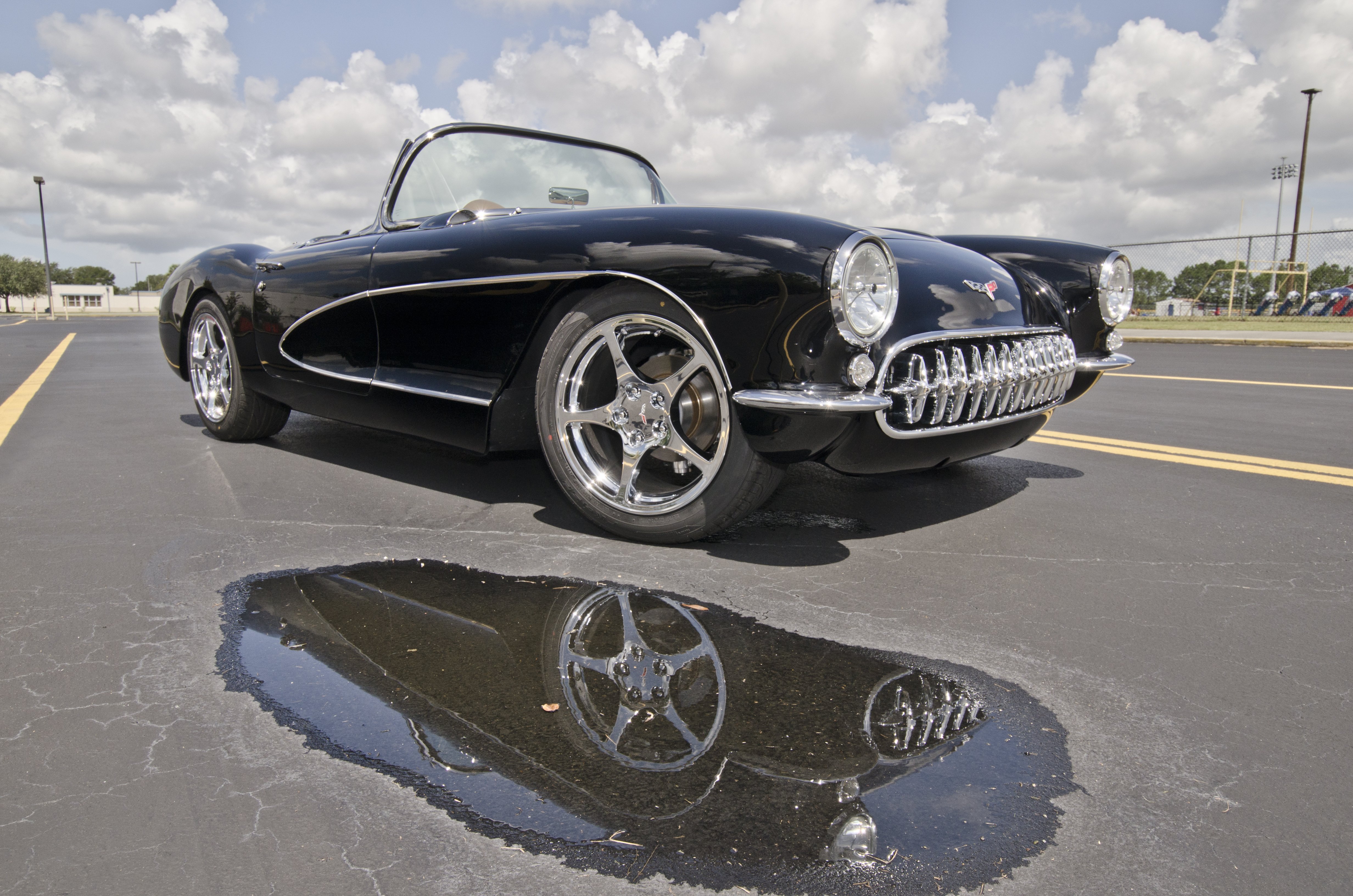 1957, Chevrolet, Corvette, Convertible, Streetrod, Street, Rod, Hot, Usa, D, 4928x3364 05 Wallpaper