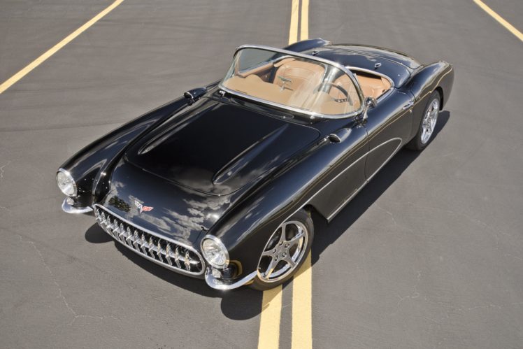 1957, Chevrolet, Corvette, Convertible, Streetrod, Street, Rod, Hot, Usa, D, 4870×3274 06 HD Wallpaper Desktop Background