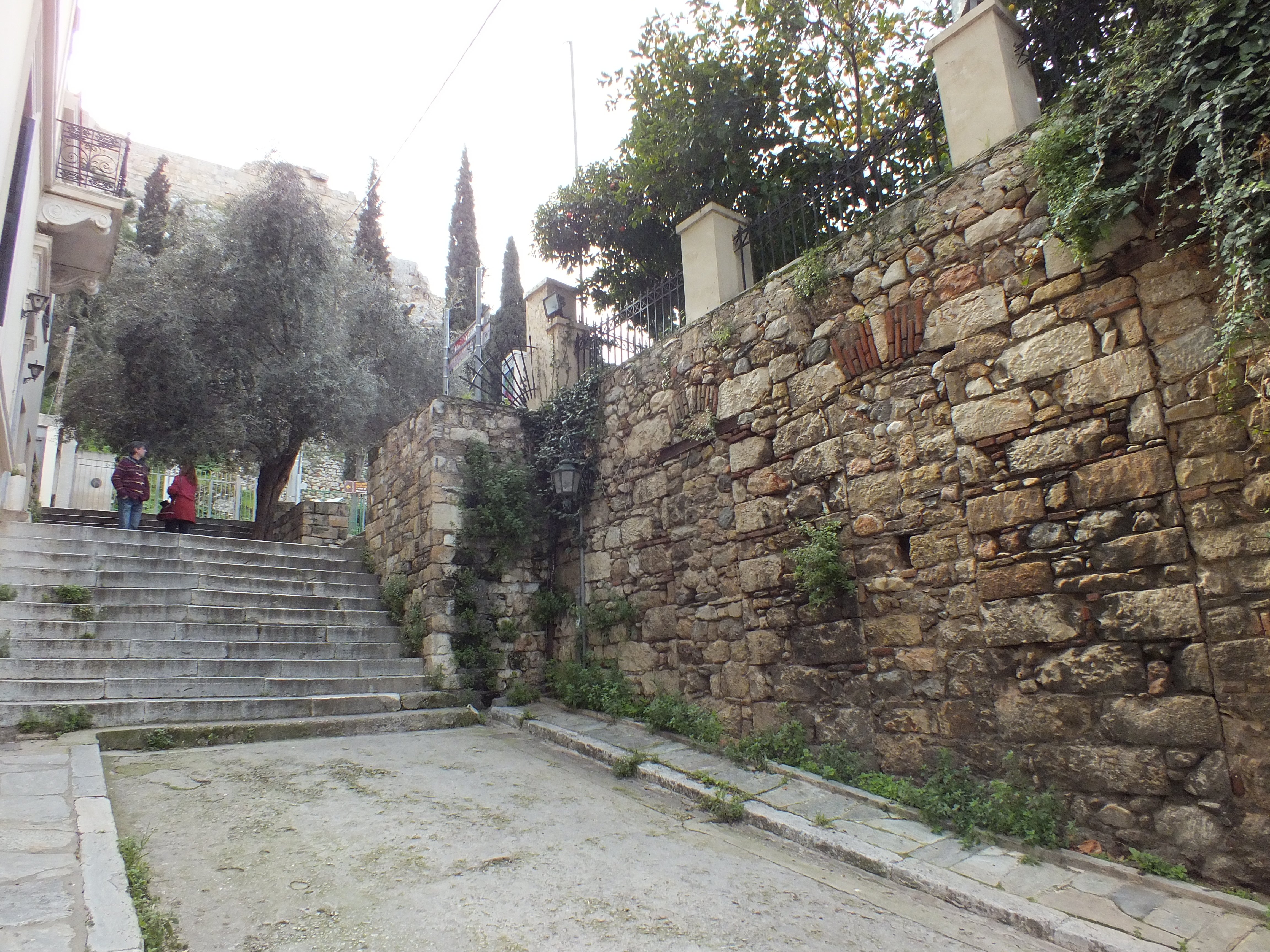 wall, Stones, Street, Stairs Wallpaper