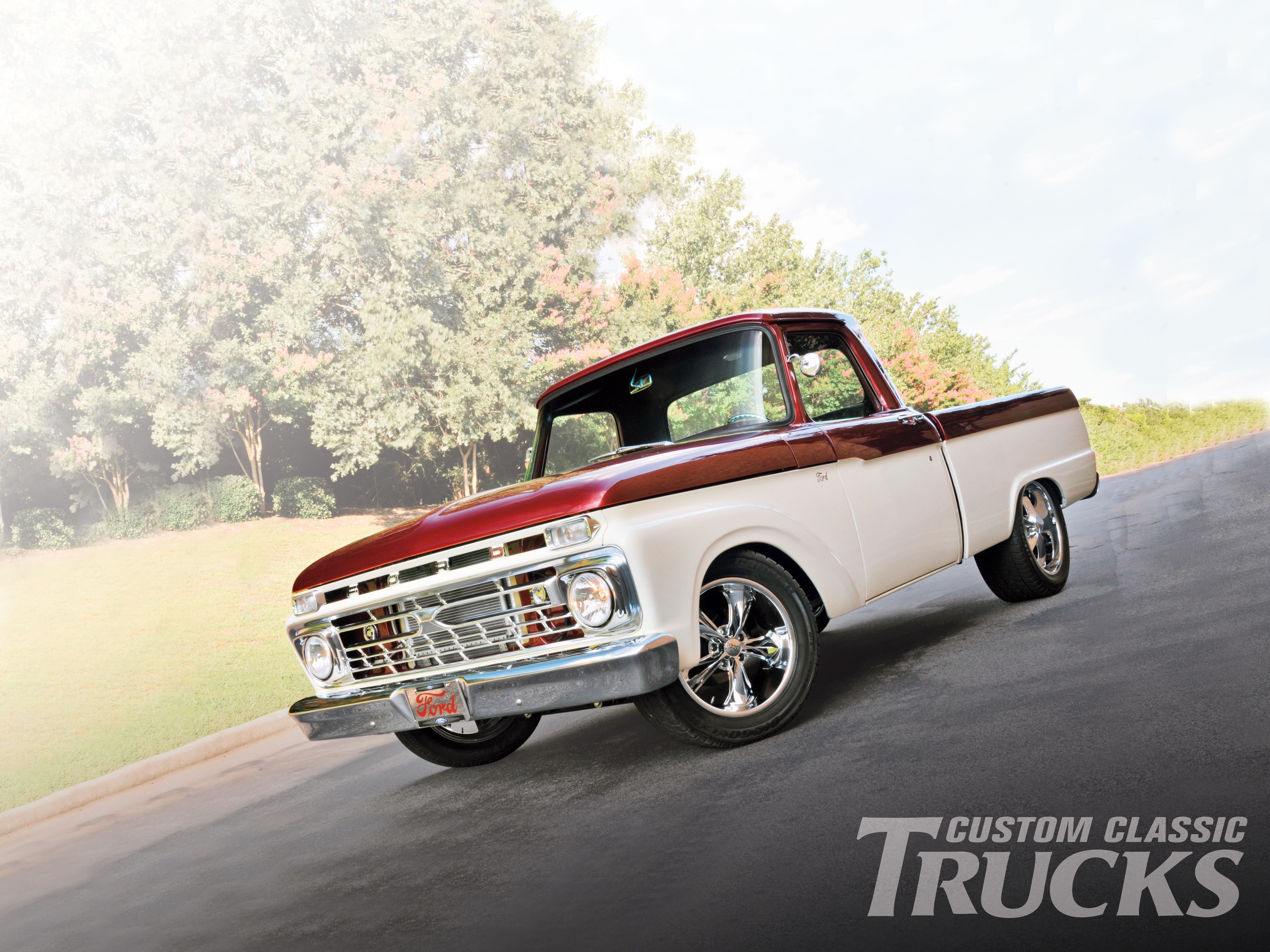 1966, Ford, F100, Pickup, Streetrod, Street, Rod, Hot, Usa, D, 5400x4050 01 Wallpaper