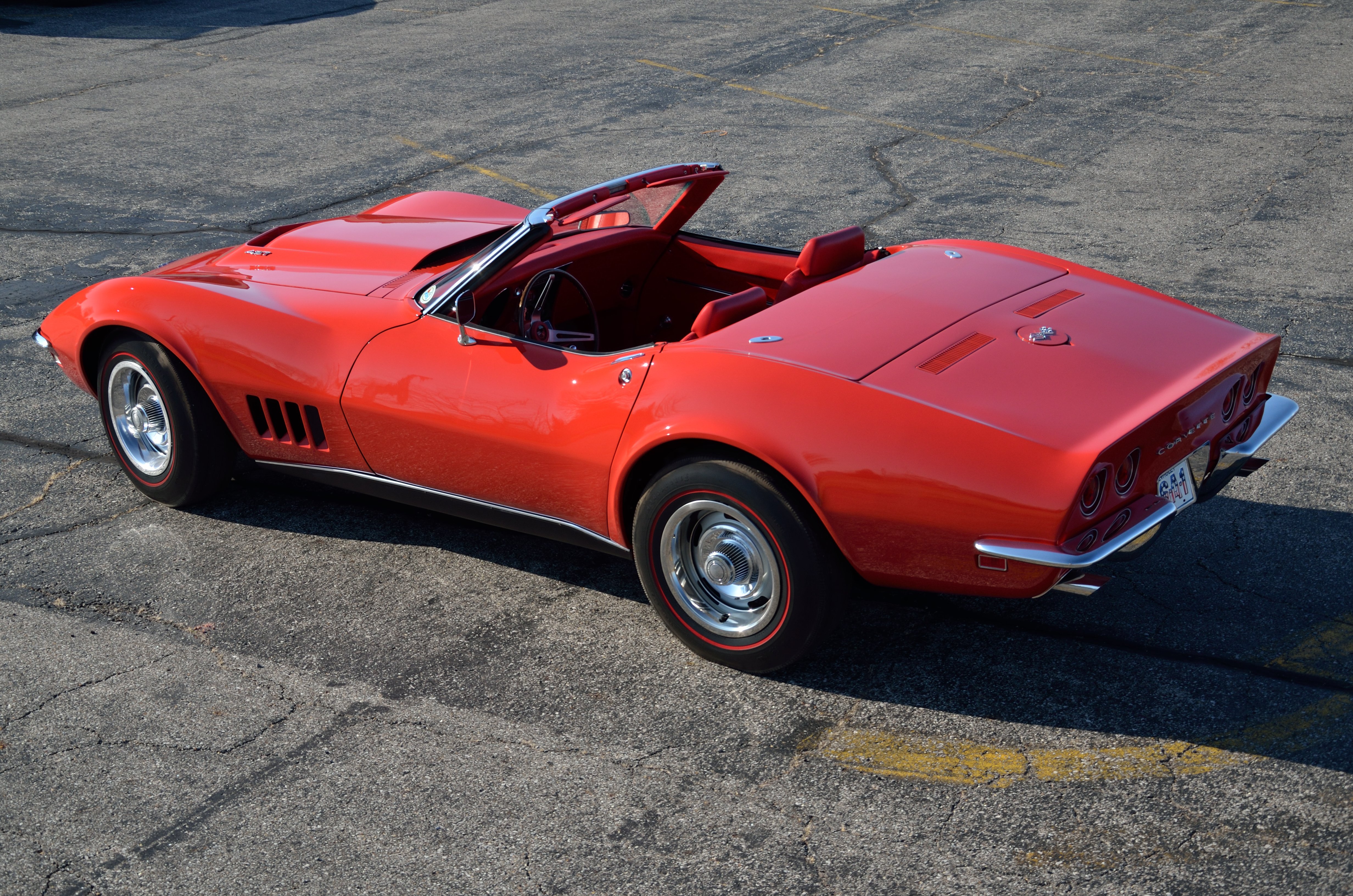 1968, Chevrolet, Corvette, Stingray, Convertible, Muscle, Classic, Usa