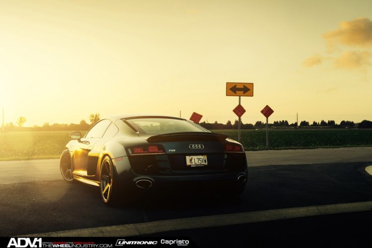 adv1, Wheels, Tuning, Coupe, Cars, Audi, R, 8, Black HD Wallpaper Desktop Background