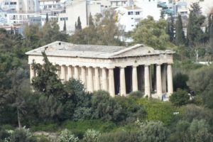 temple, Hephaestus, Archeology, Architecture