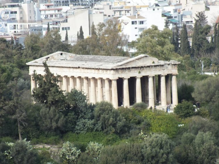 temple, Hephaestus, Archeology, Architecture HD Wallpaper Desktop Background