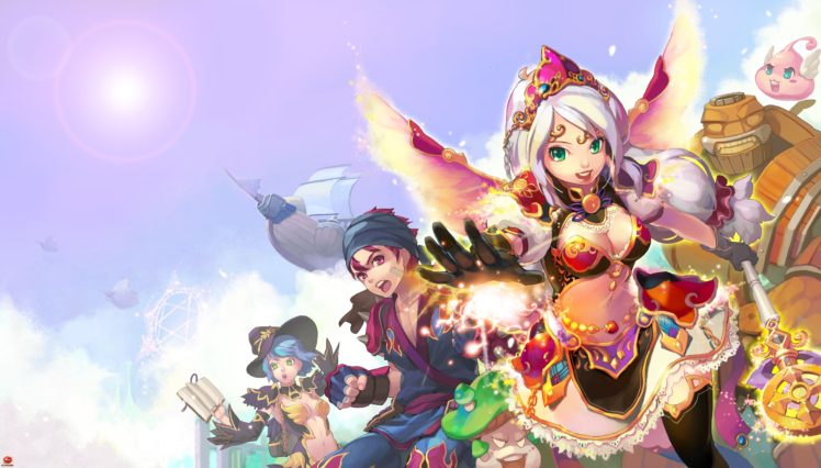 cardmon, Hero, Online, Mmo, Rpg, Fantasy, Anime, Adventure, Fighting, Action, Angel HD Wallpaper Desktop Background