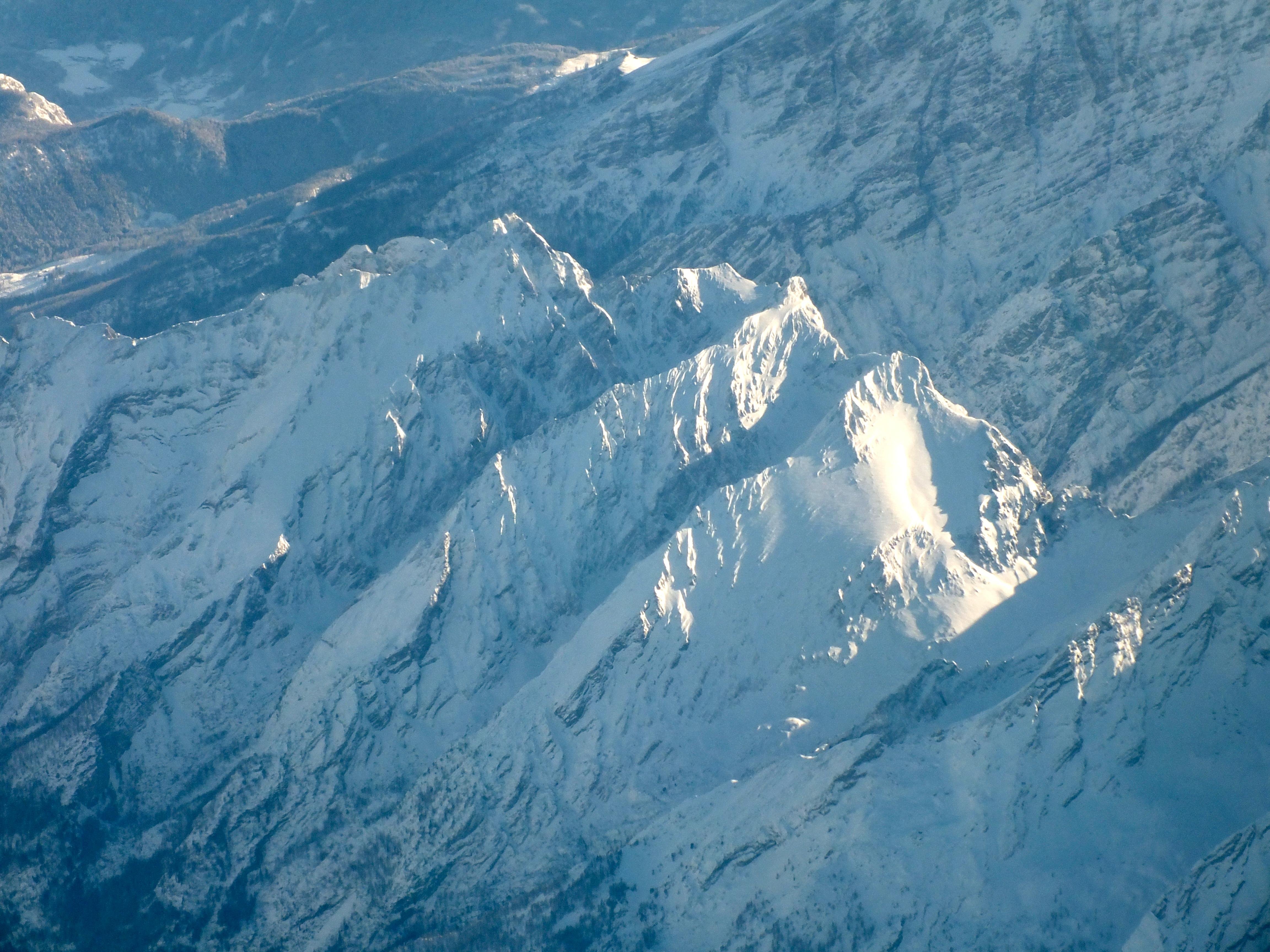 mountains, Snow, Peaks Wallpaper