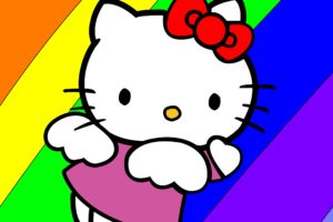 hello, Kitty, White, Cartoon, Cat, Cats, Kitten, Girl, Girls, 1hkitty, Comics, Game
