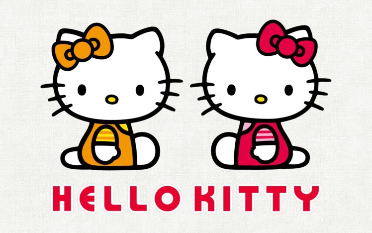 hello, Kitty, White, Cartoon, Cat, Cats, Kitten, Girl, Girls, 1hkitty, Comics, Game HD Wallpaper Desktop Background