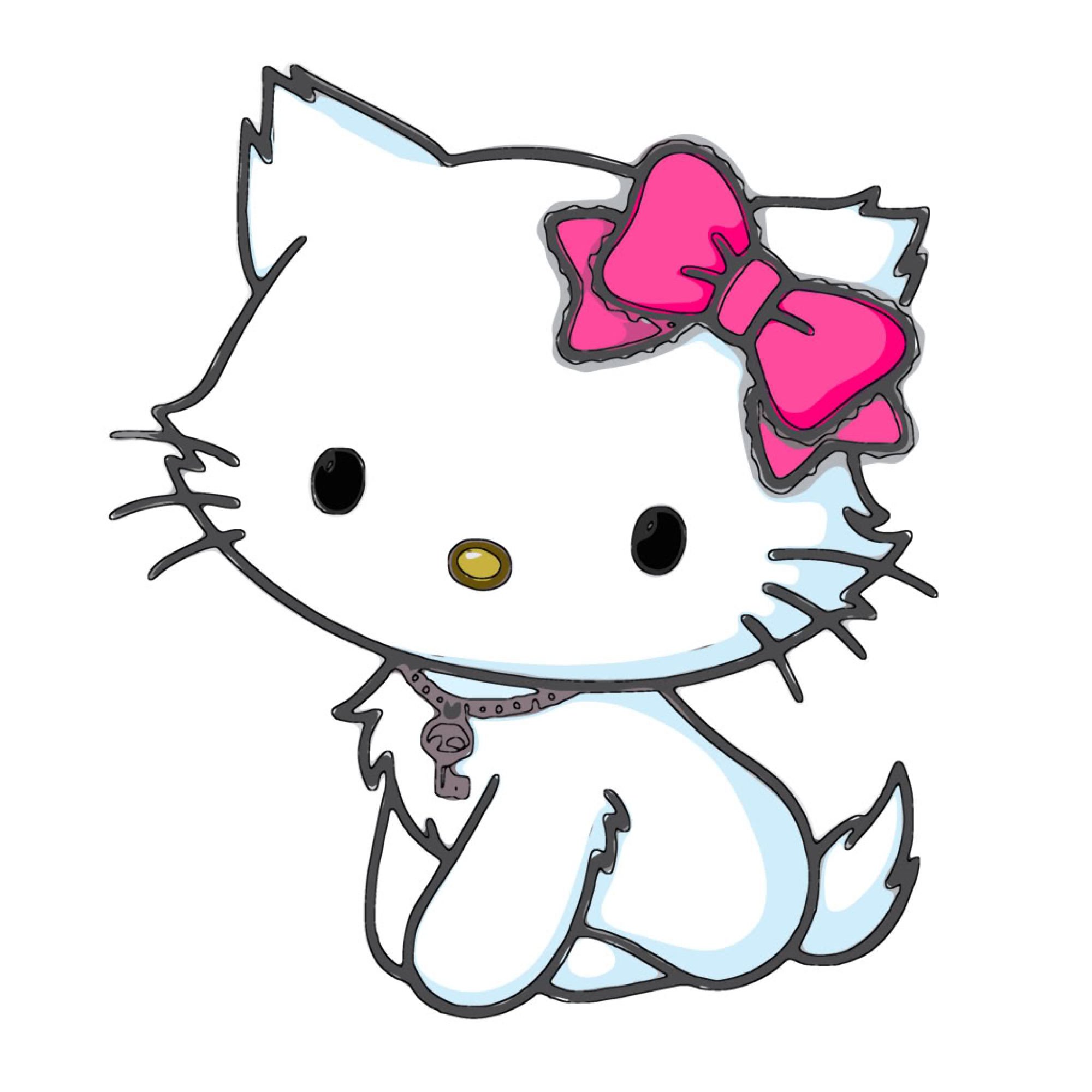 hello, Kitty, White, Cartoon, Cat, Cats, Kitten, Girl, Girls, 1hkitty, Comics, Game Wallpaper