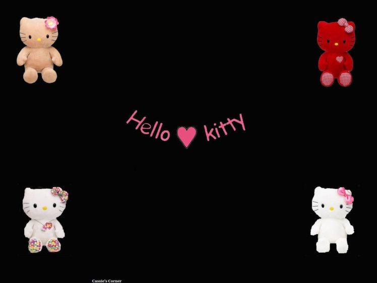 hello, Kitty, White, Cartoon, Cat, Cats, Kitten, Girl, Girls, 1hkitty, Comics, Game HD Wallpaper Desktop Background