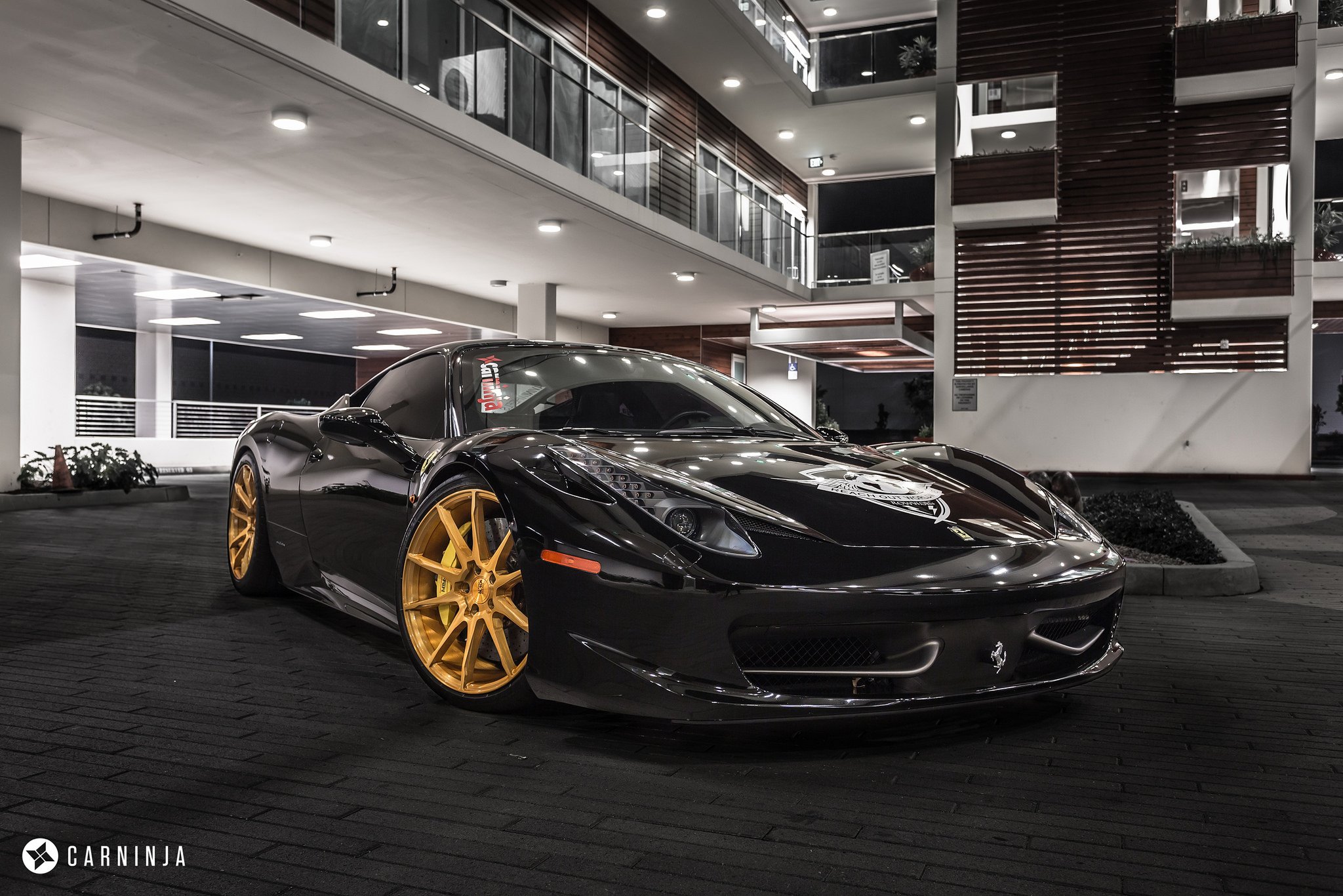 ferrari, 458, Italia, Coupe, Cars, Black Wallpaper