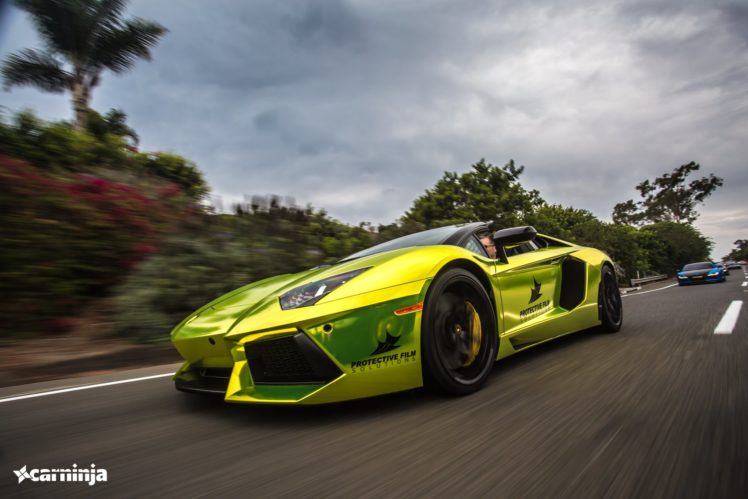 , Aventador, Lamborghini, Supercar, Supercars, Cars, Wrapping, Chrome HD Wallpaper Desktop Background