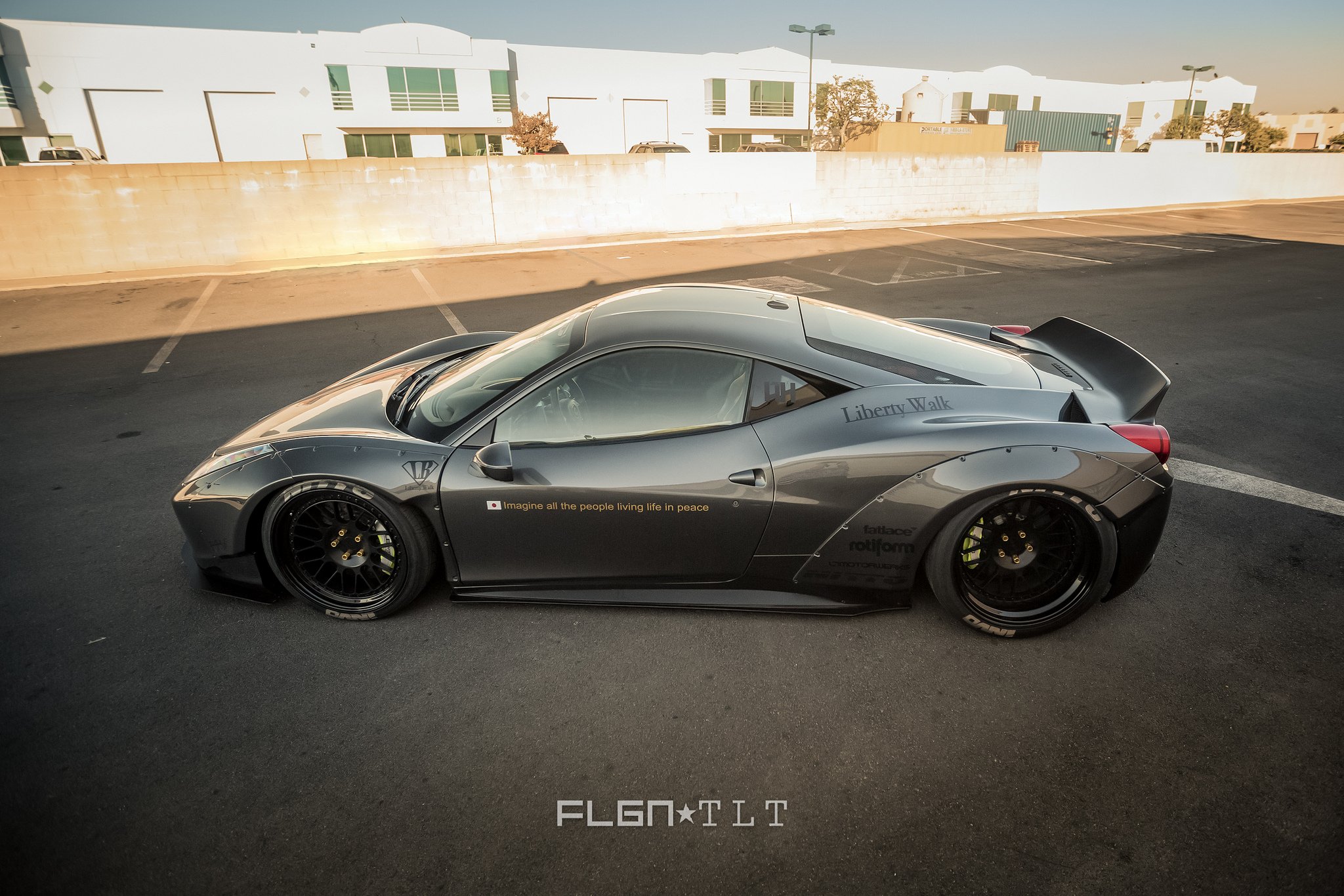 Ferrari 458 Italia Black Tuning