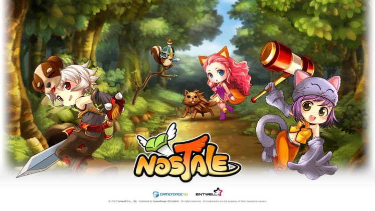 nostale, Online, Anime, Mmo, Rpg, Fantasy, Adventure, 1nosto, Action, Fighting, Exploration HD Wallpaper Desktop Background