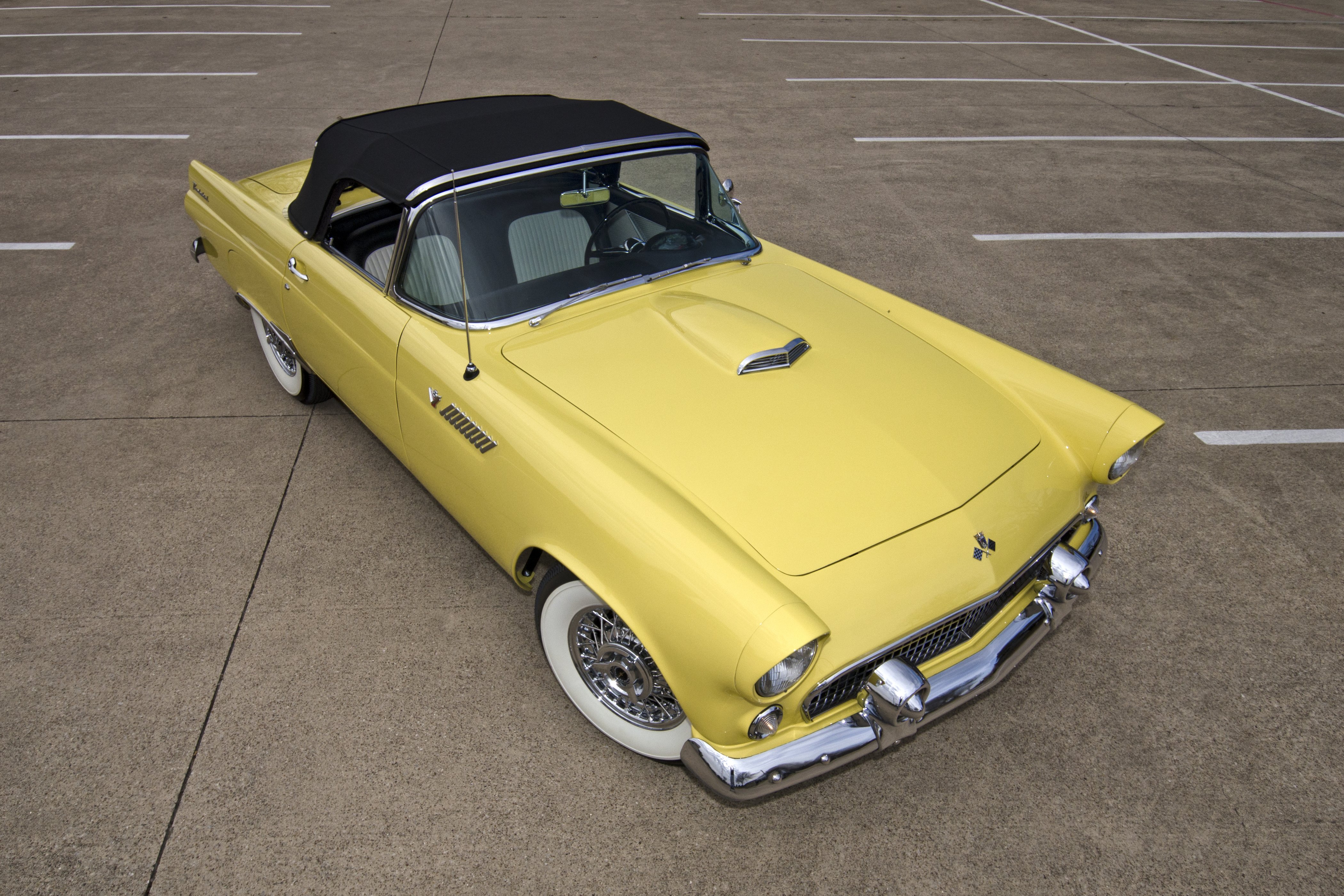 1955, Ford, Thunderbird, Convertible, Muscle, Classic, Usa, 4200x2800 07 Wallpaper