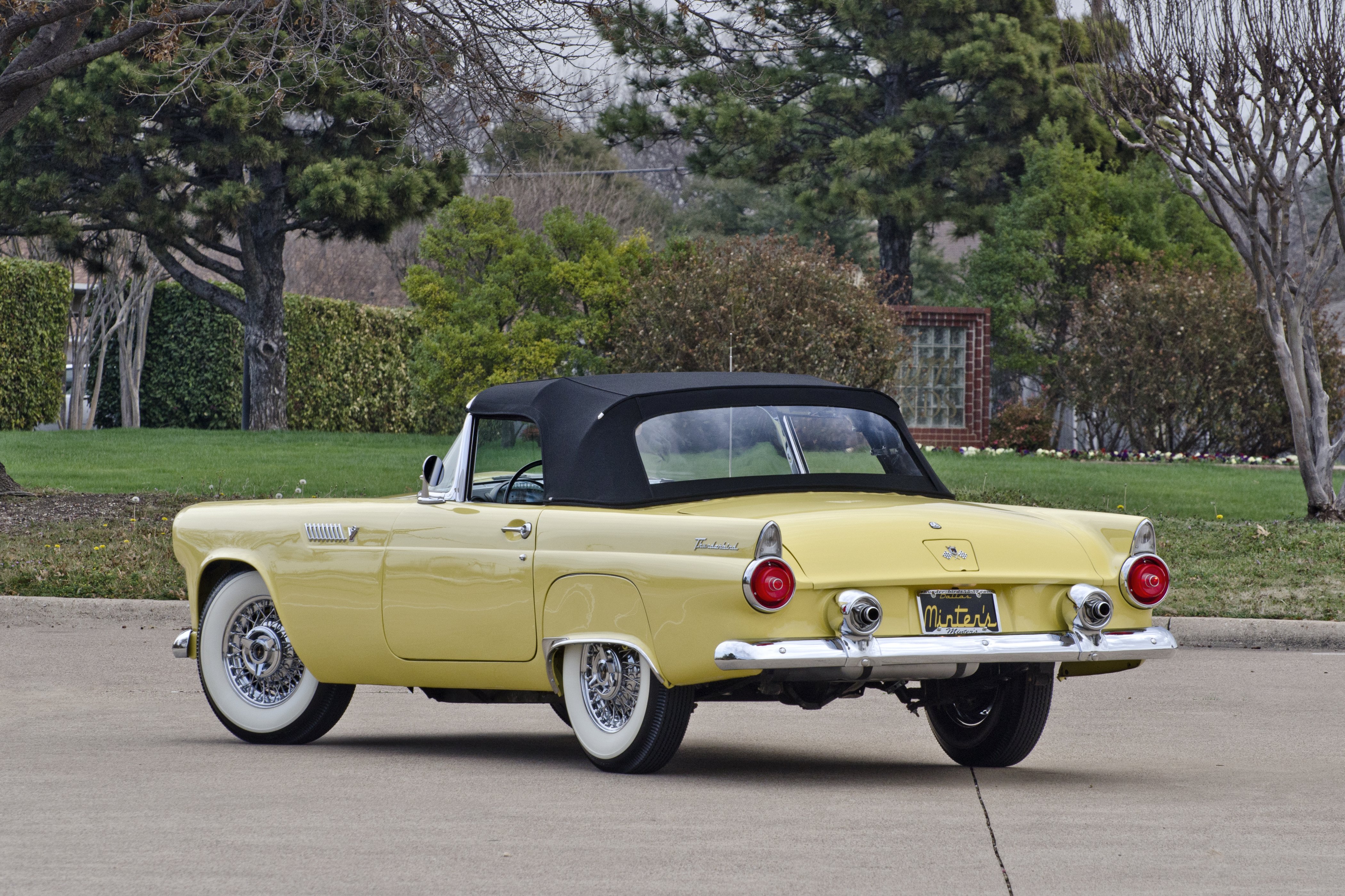 1955, Ford, Thunderbird, Convertible, Muscle, Classic, Usa, 4200x2800 08 Wallpaper