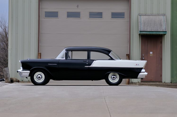 1957, Chevrolet, 150, Sedan, Muscle, Classic, Usa, 4200×2780 02 HD Wallpaper Desktop Background