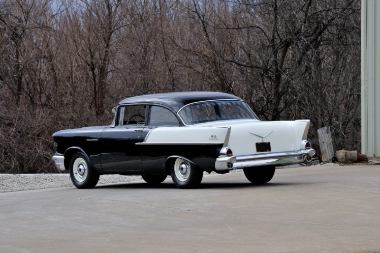 1957, Chevrolet, 150, Sedan, Muscle, Classic, Usa, 4200×2780 03 HD Wallpaper Desktop Background