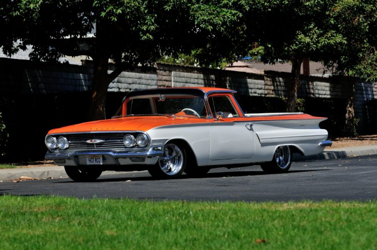 1960, Chevrolet, Chevy, Elcamino, Streetrod, Street, Rod, Hot, Custom, Usa, 4200×2790 01 HD Wallpaper Desktop Background