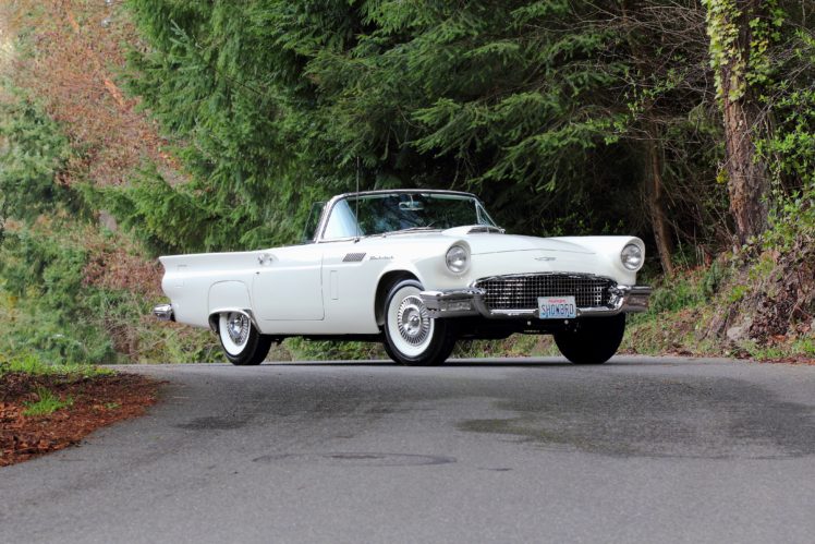 1957, Ford, Thunderbird, Vonvertible, Classic, Usa, 4200×2800 05 HD Wallpaper Desktop Background