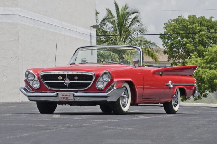 1961, Chrysler, 300g, Convertible, Muscle, Classic, Usa, 4200×2800 01 HD Wallpaper Desktop Background