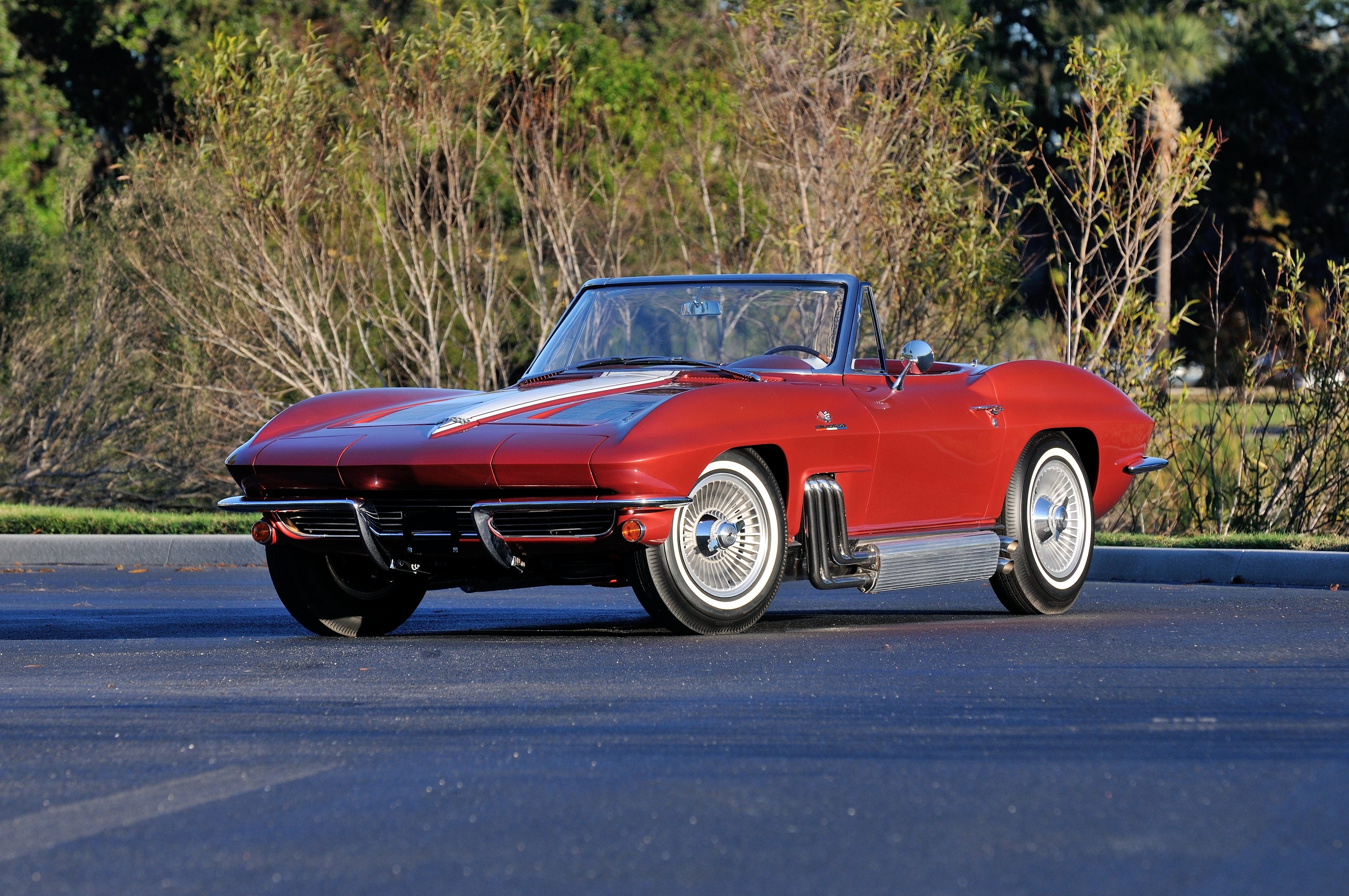 1963, Chevrolet, Corvette, Convertible, Knudsen, Muscle, Classic, Usa, 4200x2790 01 Wallpaper