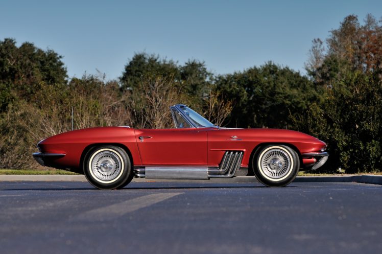 1963, Chevrolet, Corvette, Convertible, Knudsen, Muscle, Classic, Usa, 4200×2790 02 HD Wallpaper Desktop Background