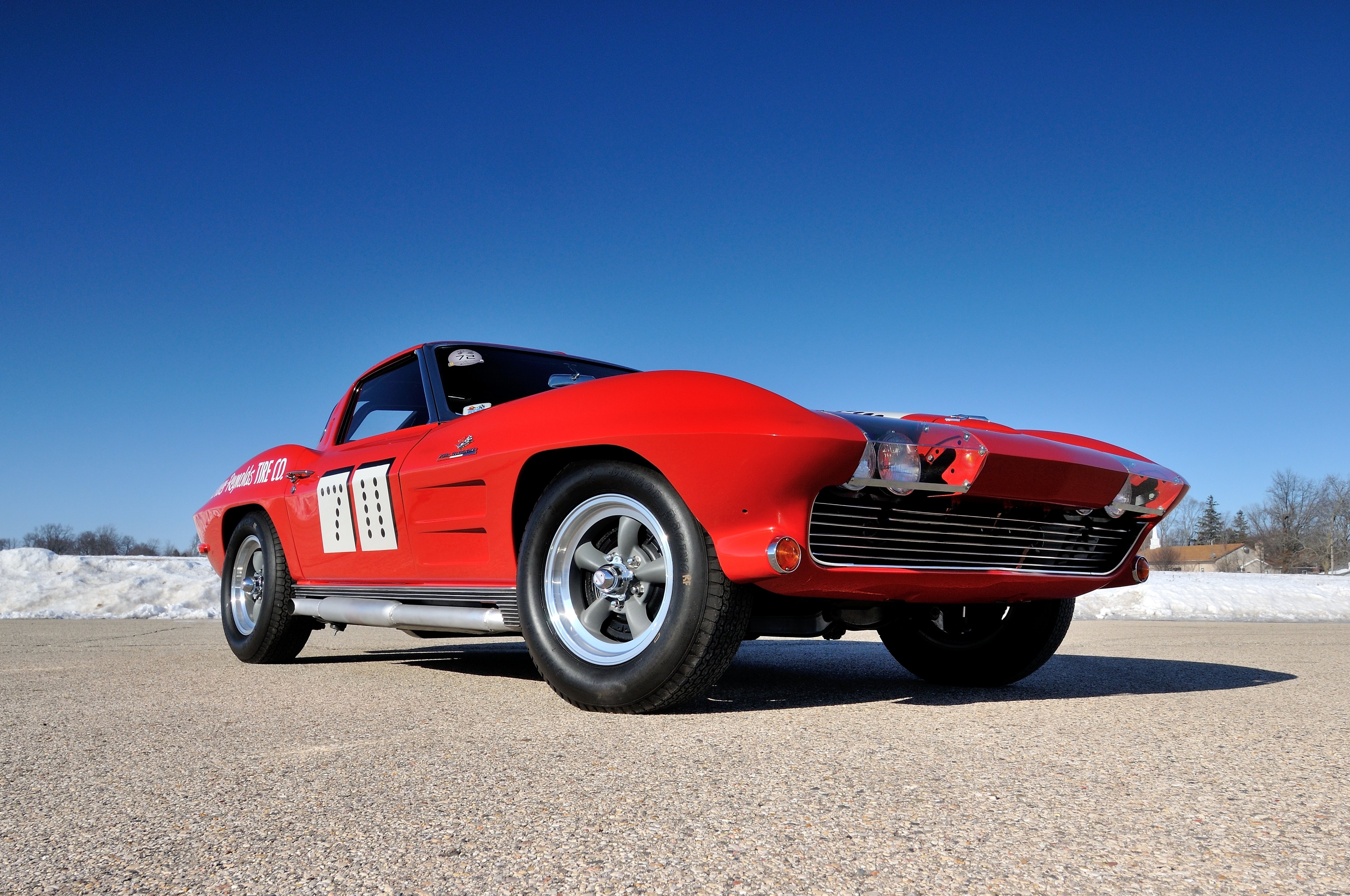 1963, Chevrolet, Corvette, Race, Car, Muscle, Usa, 4200x2790 04 Wallpaper