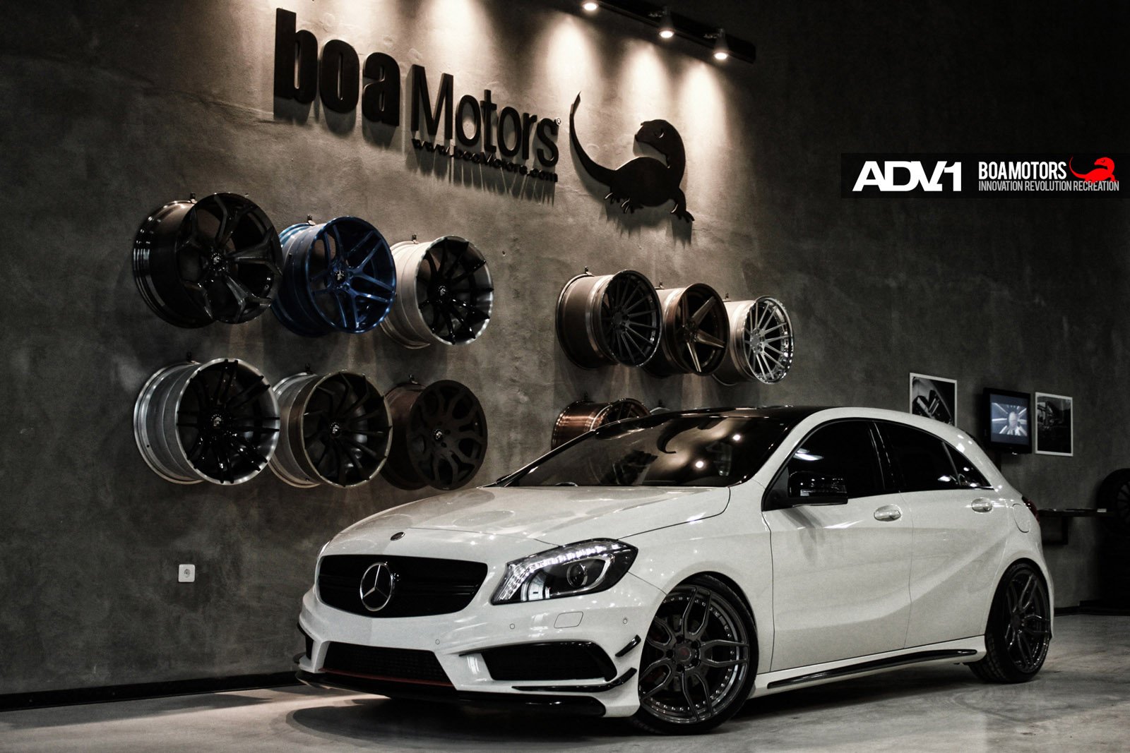 2015, Adv1, Wheels, Tuning, Cars, Mercedes, A200 Wallpaper