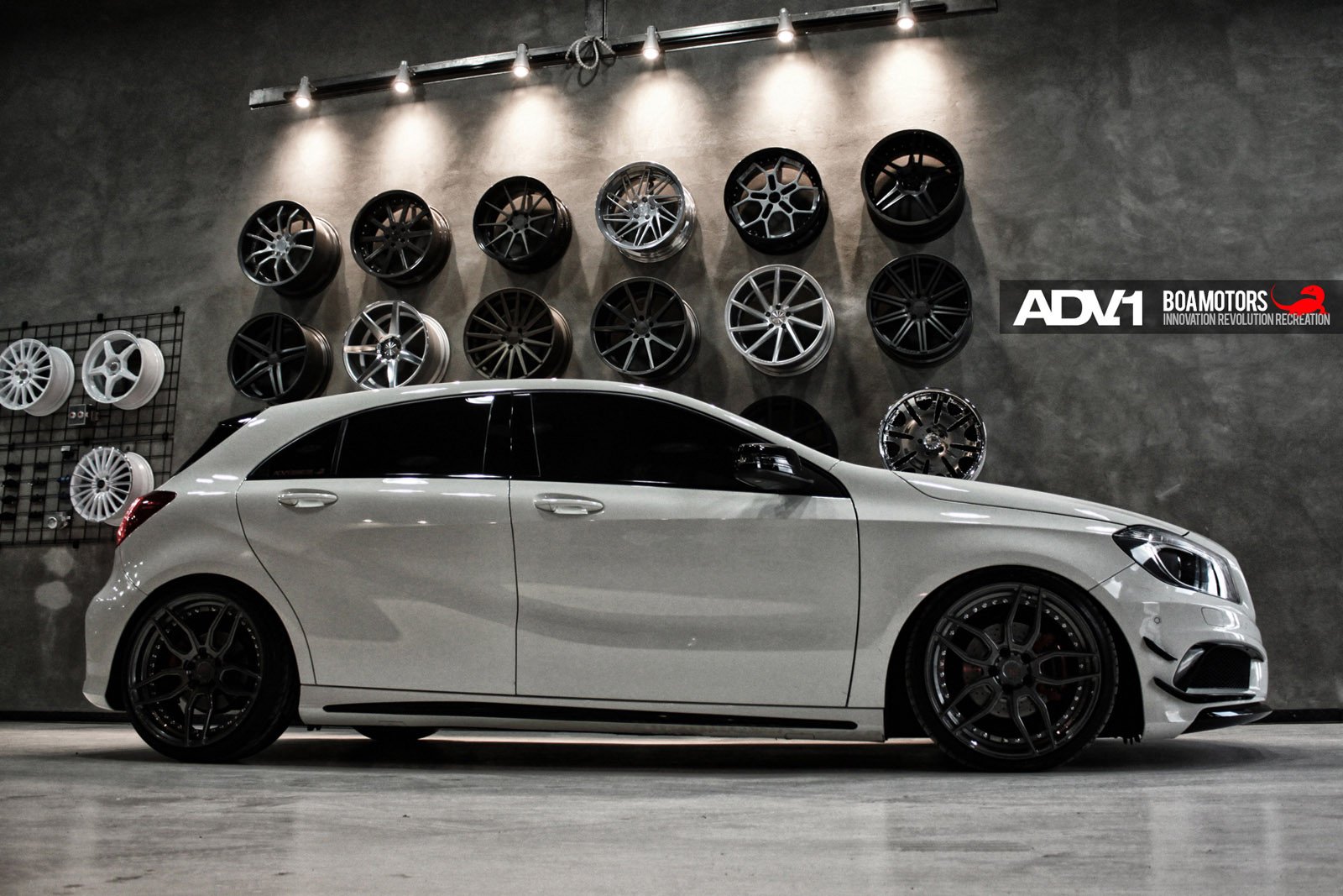 2015, Adv1, Wheels, Tuning, Cars, Mercedes, A200 Wallpaper