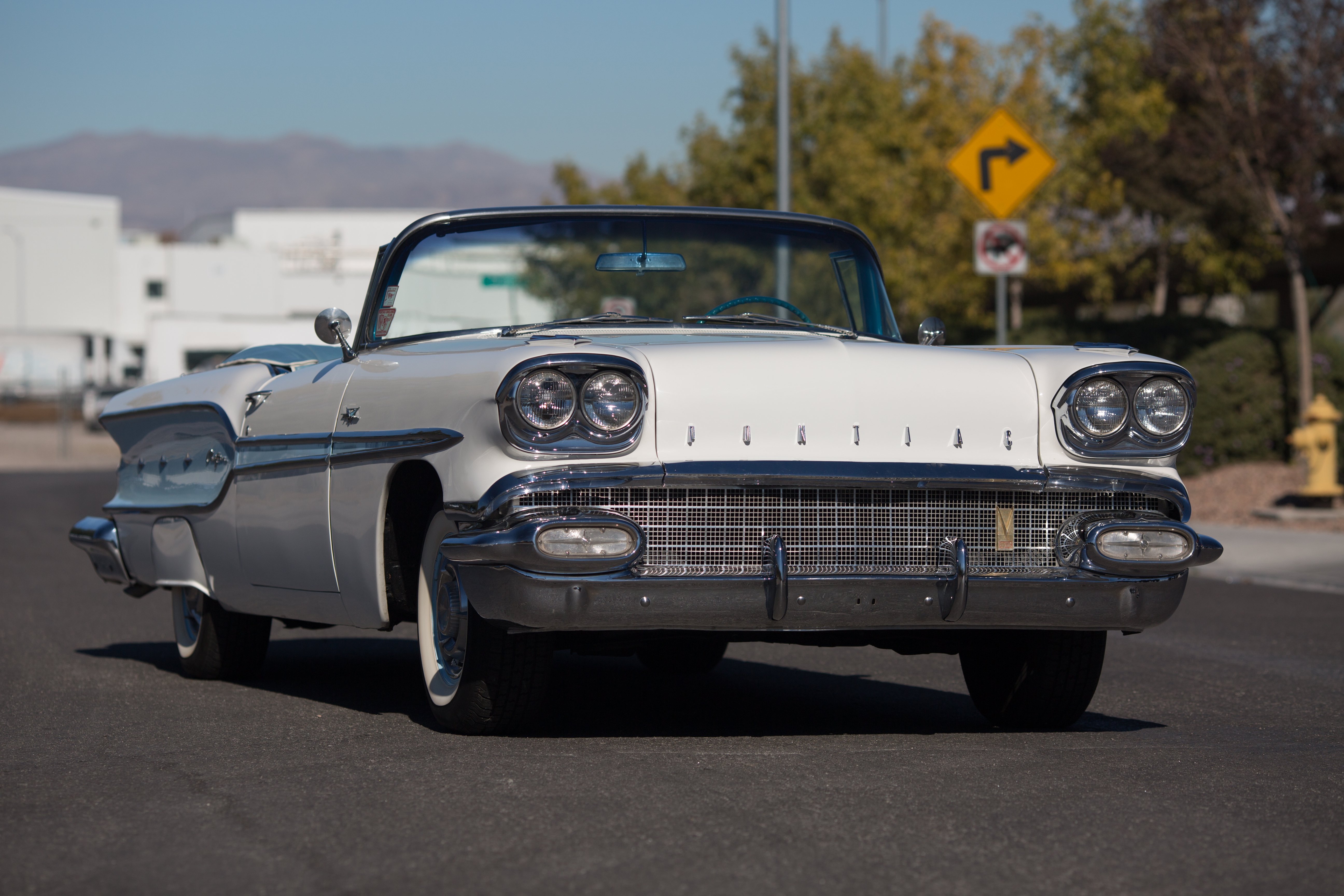 1958, Pontiac, Chieftain, Eight, Deluxe, Convertible, 5184x3456 01 Wallpaper