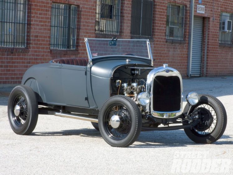 1930, Ford, Modela, Roadster, Hotrod, Hot, Rod, Hiboy, Usa, 1600×1200 01 HD Wallpaper Desktop Background